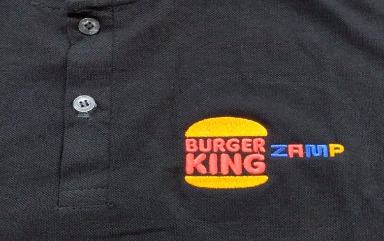 camiseta polo bordada para empresa